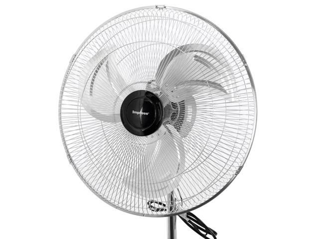Impress 18-Inch 2-in-1 Chrome Hi-Speed Industrial Oscillating Fan