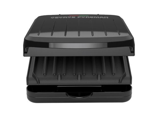 George Foreman 2-Serving Classic Plate Electric Indoor Grill and Panini Press