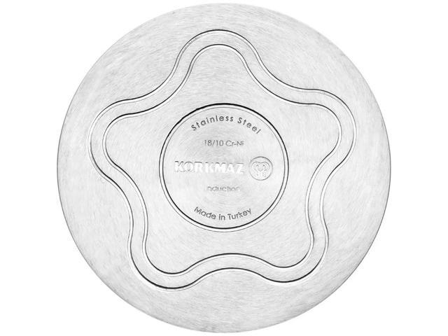 Korkmaz Nora 3.5L Stainless Steel Casserole with Lid