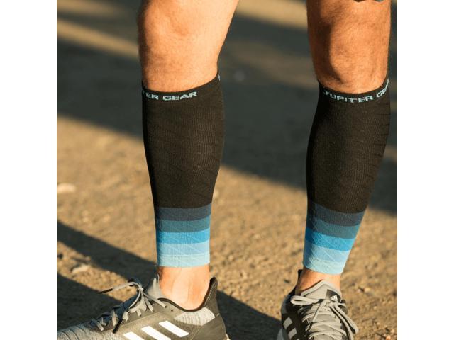 JupiterGear Endurance Compression Calf & Leg Sleeve for Running and Hiking Large / XL
