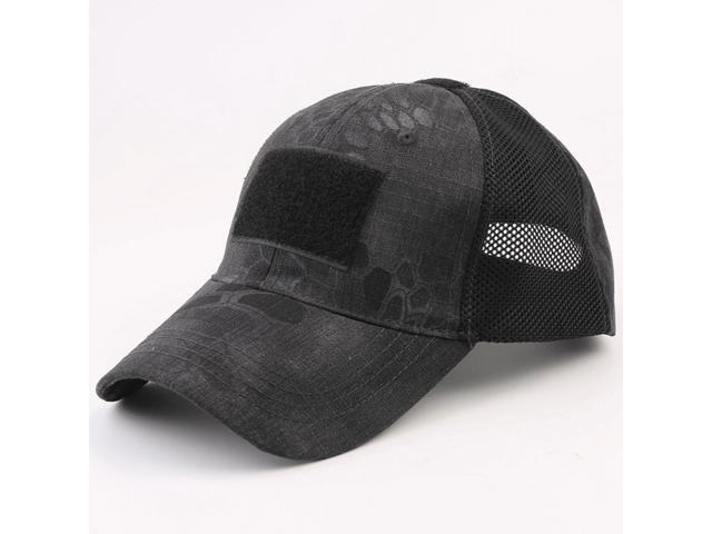 JupiterGear Breathable Unisex Trucker Patch Hat with Adjustable Strap Python
