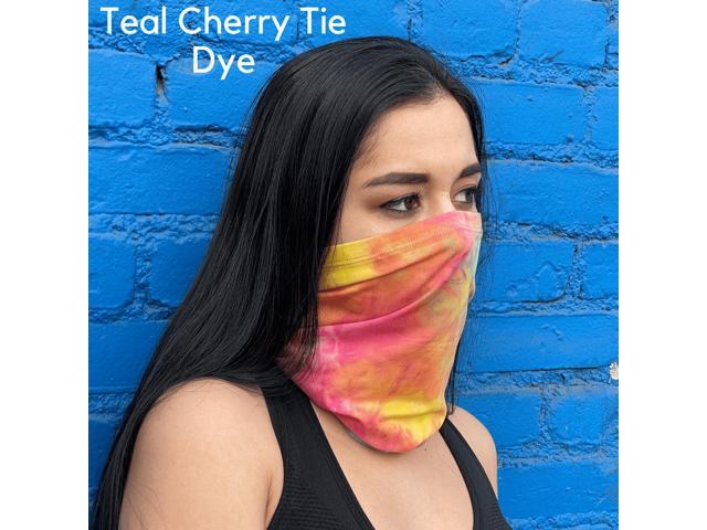 JupiterGear Neck Gaiter Face Mask for Fishing and Other Outdoor Activities Teal Cherry