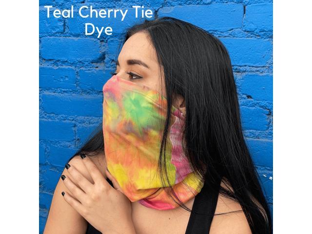 JupiterGear Neck Gaiter Face Mask for Fishing and Other Outdoor Activities Teal Cherry