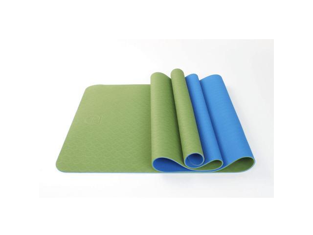 Maji Sports 2-Tone TPE Premium Yoga Mat Green
