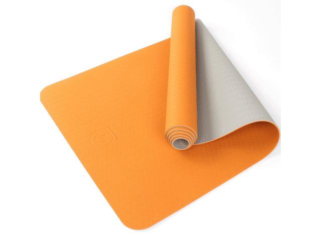 Maji Sports 2-Tone TPE Premium Yoga Mat Orange