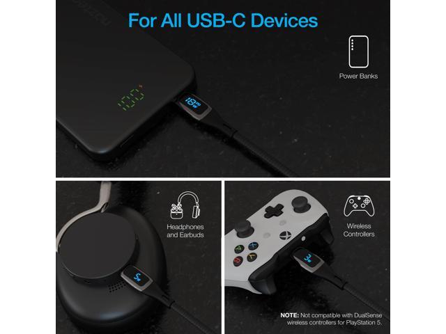 Naztech DigiWATT USB-C to USB-C Digital LED Cable 6ft
