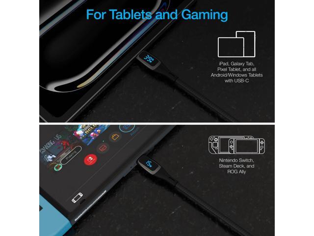 Naztech DigiWATT USB-C to USB-C Digital LED Cable 12ft