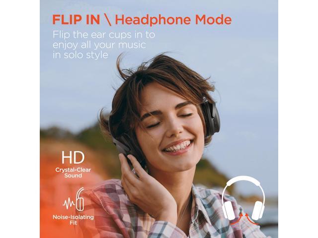 HyperGear Flip 2-in-1 Headphones Plus Speaker