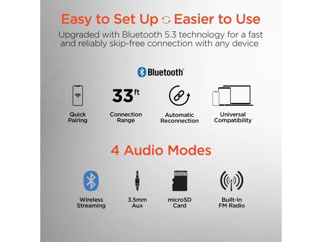 HyperGear Flip 2-in-1 Headphones Plus Speaker White