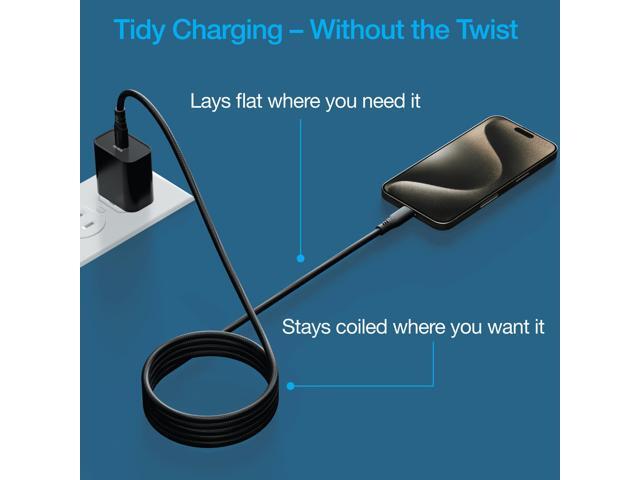 Naztech REcoil USB-C to USB-C Magnetic Cable 6ft