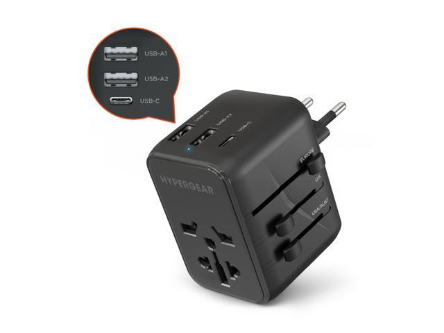 HyperGear WorldCharge Universal Travel Adapter with USB-C