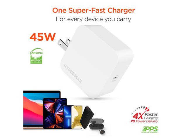 HyperGear PD45W USB-C Wall Charger White