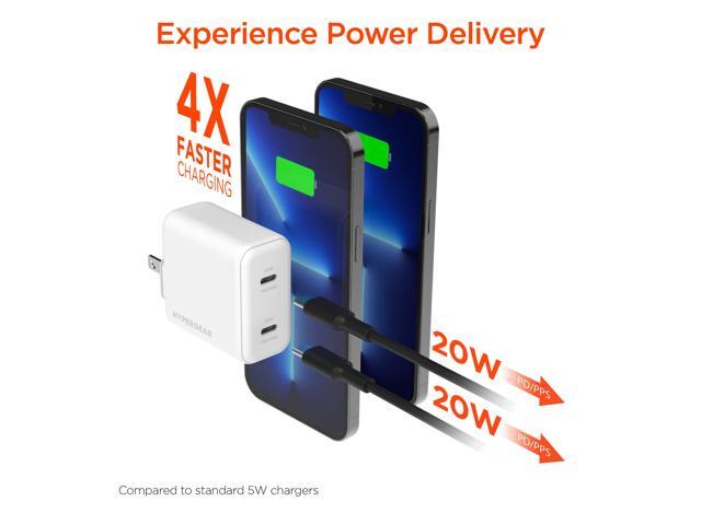 HyperGear PD40W Dual USB-C Wall Charger