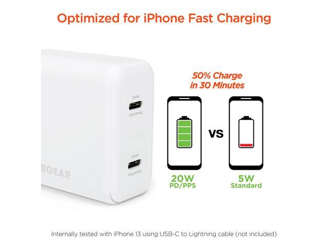 HyperGear PD40W Dual USB-C Wall Charger