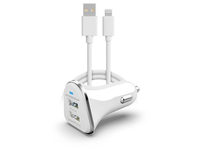 HyperGear Hi-Power Dual USB 3.4A Car Charger for iPhones and AirPods