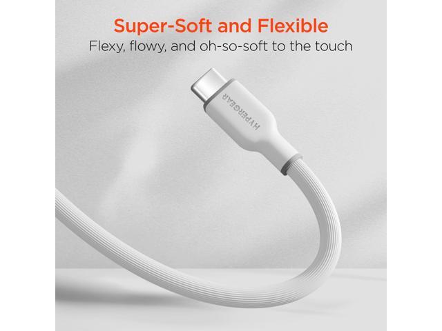 HyperGear Flexi PRO USB-C to USB-C Cable 6ft White
