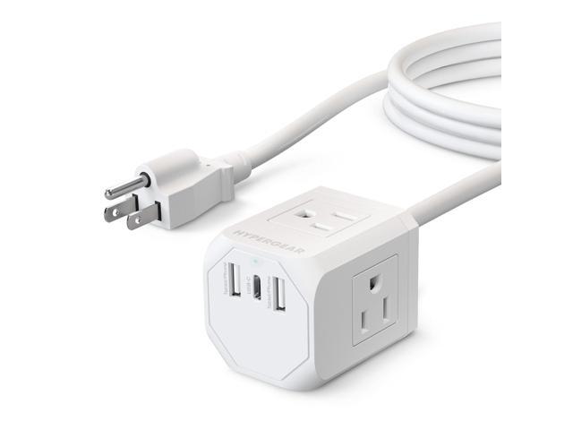 HyperGear Cube Multi-Port Charger Power Strip Extension Cord