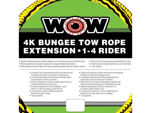 WOW Watersports 4K Bungee Tow Rope Extension