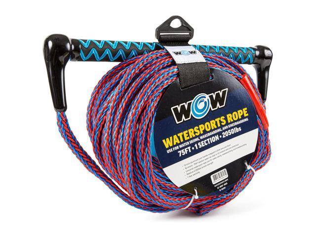 WOW Watersports 75ft Watersports Tow Rope with EVA Handle