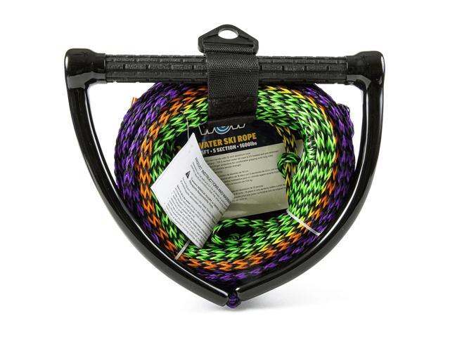 WOW Watersports 75ft 5-Section Pre-Stretched Water Ski Rope