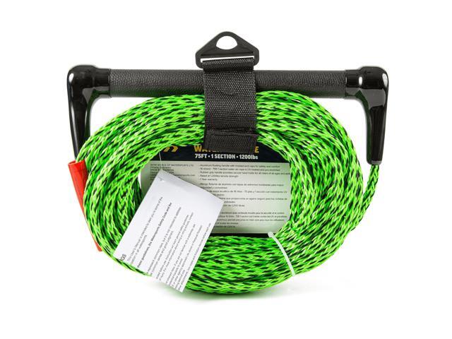 WOW Watersports 75ft 1-Section Tow Rope with Rubber Handle