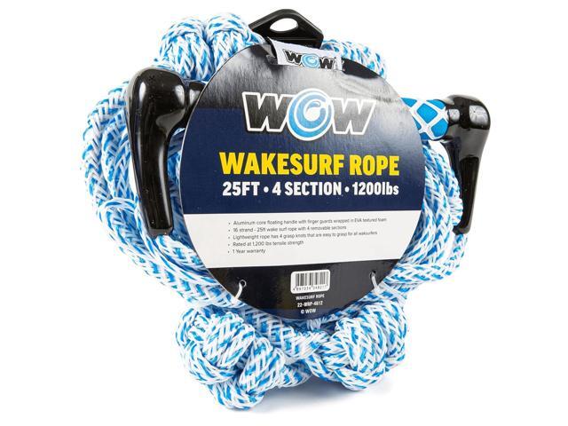 WOW Watersports 25ft 4-Section Wakesurf Rope