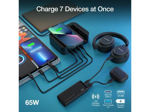 Naztech Ultimate Charging Station Pro to Charge 7 Devices Simultaneously
