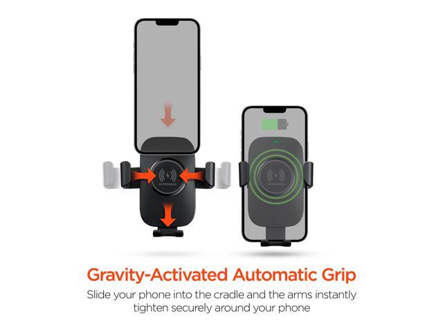 HyperGear Gravity 15W Wireless Fast Charge Mount - Hands-Free