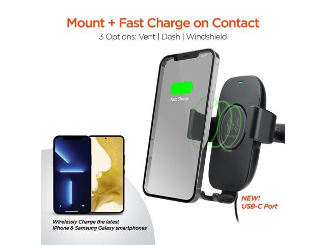 HyperGear Gravity 15W Wireless Fast Charge Mount - Hands-Free