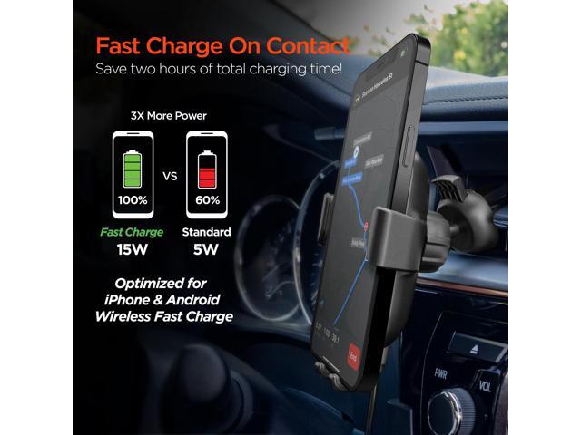 HyperGear Gravity 15W Wireless Fast Charge Mount - Hands-Free