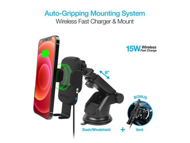 Naztech Smart Grip Wireless Charging Car Mount