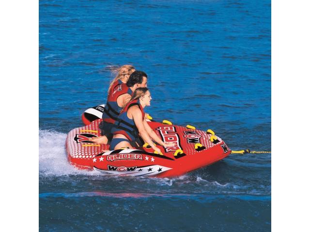 WOW Watersports Glider 3 Person 3P Towable with Flex Seating