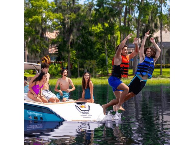 WOW Watersports Vis-Wave Adult Life Vest - Blue - Small Medium