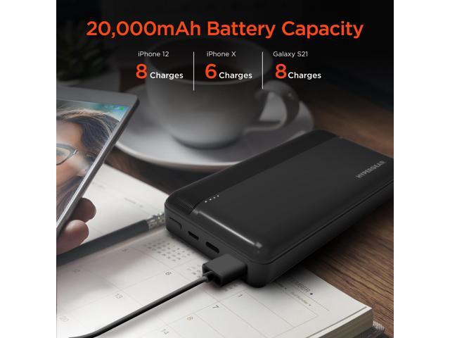 HyperGear 20000mAh 20W PD + USB Power Bank