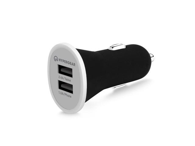 HyperGear Dual USB 2.4A Rubberized Vehicle Charger Gen-2