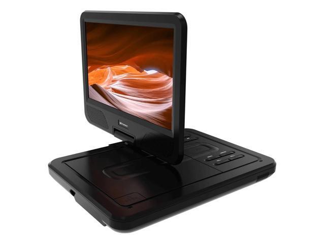 Emerson 10' DVD Player with Built-In Speaker, Swivel Screen & Multi-Media Input