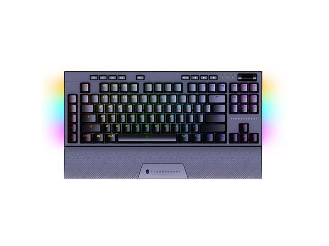 Thunderobot KL30T Brown Switches Wireless Mechanical Gaming Keyboard RGB Backlight PBT Key Caps with PalmRest