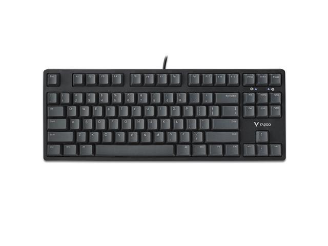 Rapoo V860-87 Red Cherry MX Switch Mechanical Keyboard 87 Key PBT Keycap Wired Keyboard for Game Work Home Office
