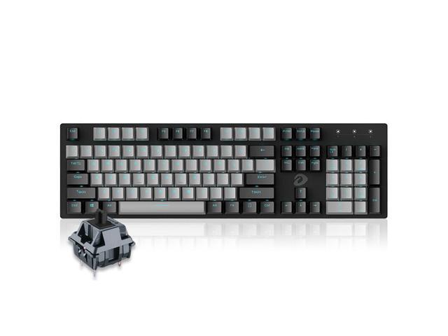 Dareu A840 Mechanical Keyboard with Black Cherry MX Switch Wired LED Type-C 104 Key PBT Keycaps Laptop Computer Keyboard