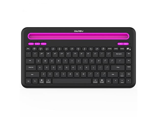 Dareu LK200 Retro Gaming Keyboard, 91 Key Bluetooth Vintage Typewriter Card Slot Design Black Keyboard
