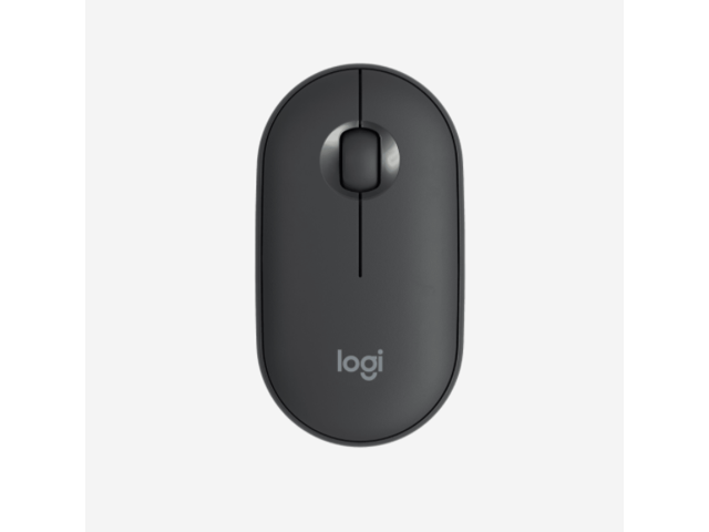 Logitech Pebble Wireless Mouse M350 Black 3 Buttons 1 x Wheel Logitech USB Receiver Dual (RF / Bluetooth Wireless) High Precision Optical Tracking.