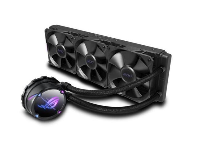 ASUS ROG STRIX LC II 360 AIO Liquid CPU Cooler 360mm Radiator (Three 120mm 4-pin PWM Fans) with Armoury Creat Controls