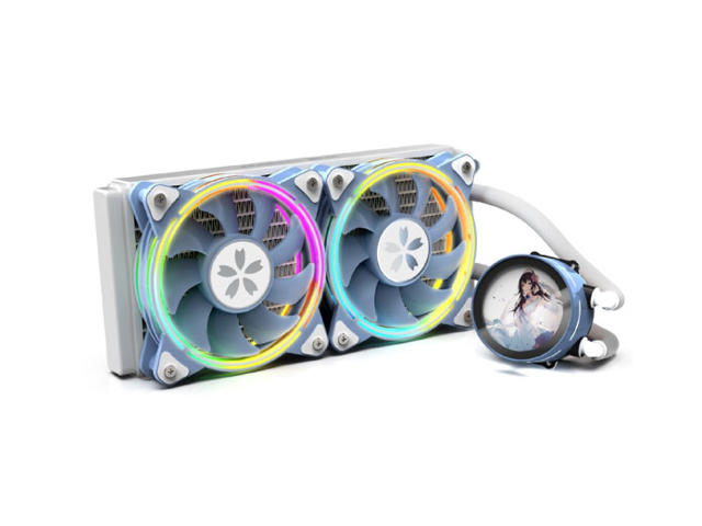 CPU All-in-one Water Cooling Radiator ARGB 12cm Fan Supports Multi-platform Huajia 240 Water Cooling