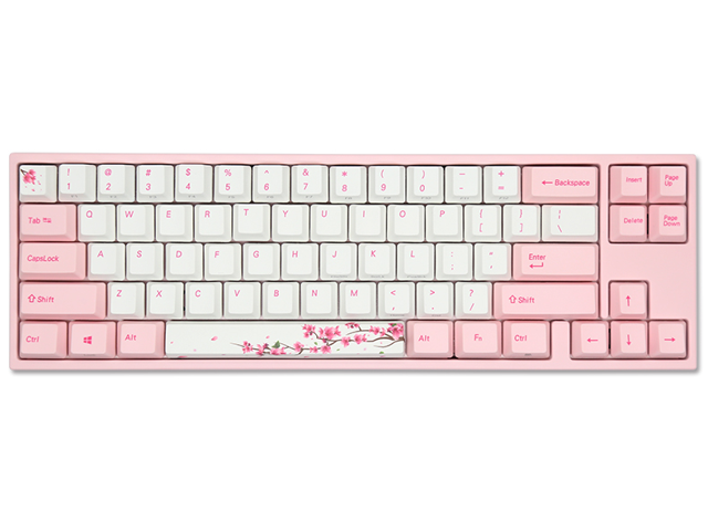 Ducky X Varmilo MIYA Pro Sakura Pink 65% Dye Sub PBT Mechanical Gaming Keyboard