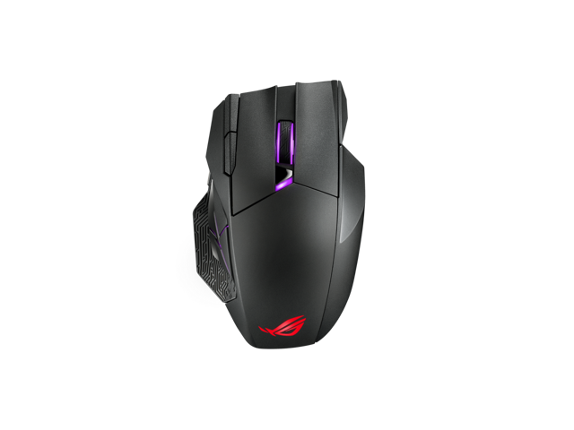 ASUS ROG Spatha X Wireless gaming mouse, dual-mode connectivity (wired / 2.4 GHz) , 12 programmable buttons,19,000 dpi sensor, Aura Sync RGB lighting
