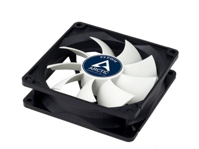 ARCTIC F9 PWM 92mm Low Noise Case Fan With FDB Liquid Bearings & 4 Pin