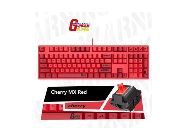 iKBC X GUNDAM ZAKU Limited Version Cherry MX Red USB Wired Mechanical Gaming Keyboards