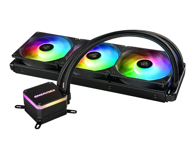 Enermax Liqmax III 360 Addressable RGB AIO CPU Liquid Cooler - 360mm Radiator, Triple 120mm ARGB PWM Fan - Support Intel & AMD Ryzen