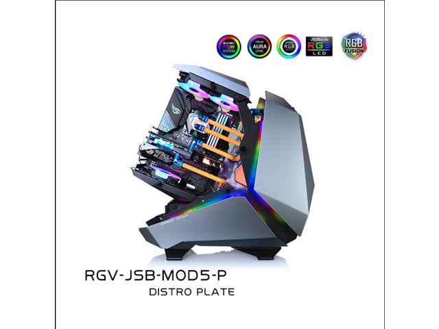 RGV-JSB-MOD5-P Waterway Boards Kit For JONSBO MOD5 Case, For Single GPU Building, Liquid Cooler Kit (No Case)