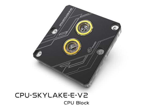 CPU Water Cooling Block CPU-SKYLAKE-E-V2, Inter Lga3647/Skylake Water Blocks, Black RGB, For Inter Lga3647/Skylake CPU